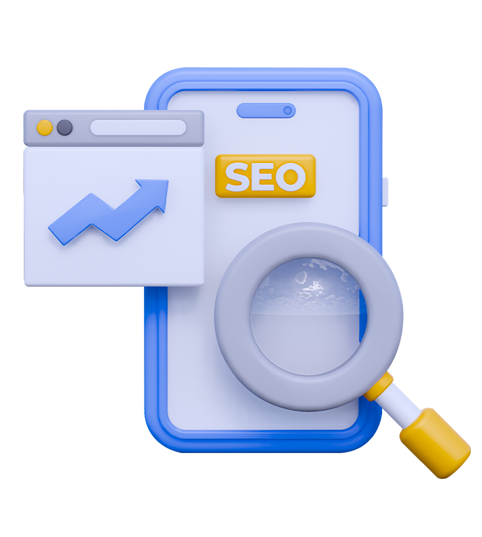 SEO folder search icon logo