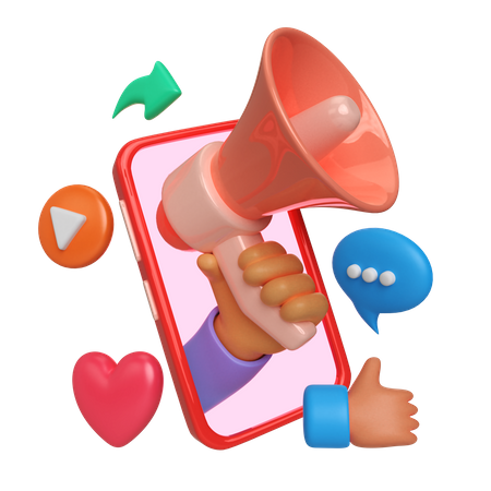 Social Media Strategy icon logo